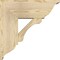 Ekena Millwork Legacy Traditional Rough Sawn Bracket w/ Offset Brace, Douglas Fir, 8"W x 20"D x 20"H BKT0806X20X20LEC01RDF - alternate 4